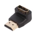 HDMI verloopstekker - haaks naar beneden, Muziek en Instrumenten, Kabels en Stekkers, Ophalen of Verzenden, Nieuw