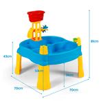 2-In-1 Peuter Water en Zandtafel Speelset met Paraplugat & 1
