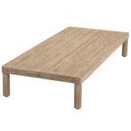 Sem lounge tuintafel 150x65xH25 cm brushed teak 4 Seasons, Ophalen of Verzenden, Nieuw, Teakhout