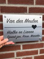 Huisnummerbord / naambord / naambordje € 33,95, Verzenden, Nieuw