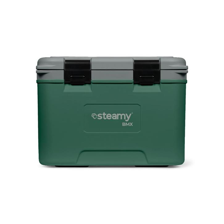 Steamy BMX 21 (21 Liter) Koelbox Groen + 2x koelelement M..., Caravans en Kamperen, Koelboxen, Koelbox, Nieuw, Koelelement, Verzenden