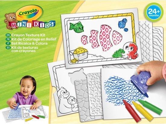 Crayola Crayon Texture kit - Krijt reliëf kleurset, Hobby en Vrije tijd, Knutselen, Ophalen of Verzenden