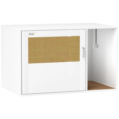 TRUUSK Kattenkast, Kattenbak Met Gat, Kattenbak Kast Met Deu, Dieren en Toebehoren, Katten-accessoires, Nieuw, Verzenden