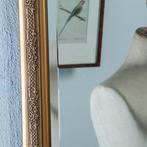 Smalle Hollandse schouwspiegel met romantische prent No29081, Ophalen of Verzenden