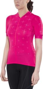 Craft Belle Glow Jersey - Maat S - Dames - korte mouwen rood, Sport en Fitness, Verzenden, Nieuw