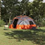 vidaXL Camping Tent Grijs en oranje 475 x 475 x 235 cm, Caravans en Kamperen, Verzenden, Nieuw