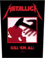 Metallica - Kill Em All - Backpatch officiële merchandise, Ophalen of Verzenden, Nieuw, Kleding