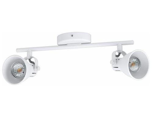 Veiling - EGLO Seras 1 plafondspot 2-lichts wit 370x65mm, Huis en Inrichting, Lampen | Spots