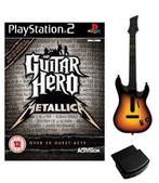 Guitar Hero Metallica-Incl. Gitaar (Playstation 2) Gebruikt, Ophalen of Verzenden, Zo goed als nieuw