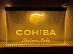 Cohiba sigaar neon bord lamp LED verlichting reclame lichtba, Verzamelen, Verzenden, Nieuw