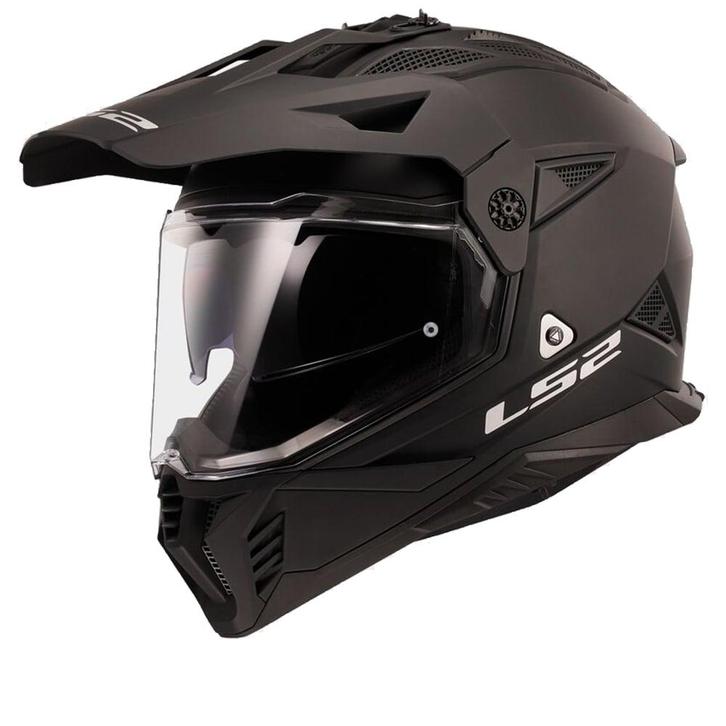 LS2 MX702 Pioneer II Mat Zwart Adventure Helm, Motoren, Kleding | Motorhelmen, XXL, Nieuw met kaartje, Overige merken, Offroadhelm