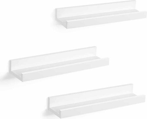 Wandplanken - ModernLiving - Zwevend - U-vorm - Zwart, Huis en Inrichting, Kasten | Wandmeubels, Nieuw, Ophalen of Verzenden
