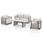 Tuinmeubelset - Curacao - Beige, Tuin en Terras, Tuinsets en Loungesets, Verzenden, Nieuw