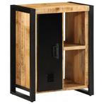 vidaXL Dressoir 55x35x70 cm massief ruw mangohout, Huis en Inrichting, Verzenden, Nieuw, 50 tot 100 cm, 25 tot 50 cm
