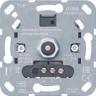 Gira Led Dimmer standaard 245000, Doe-het-zelf en Verbouw, Elektra en Kabels, Stopcontact, Nieuw