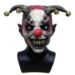 Horror Clown masker Jingle Hell, Nieuw, Verzenden