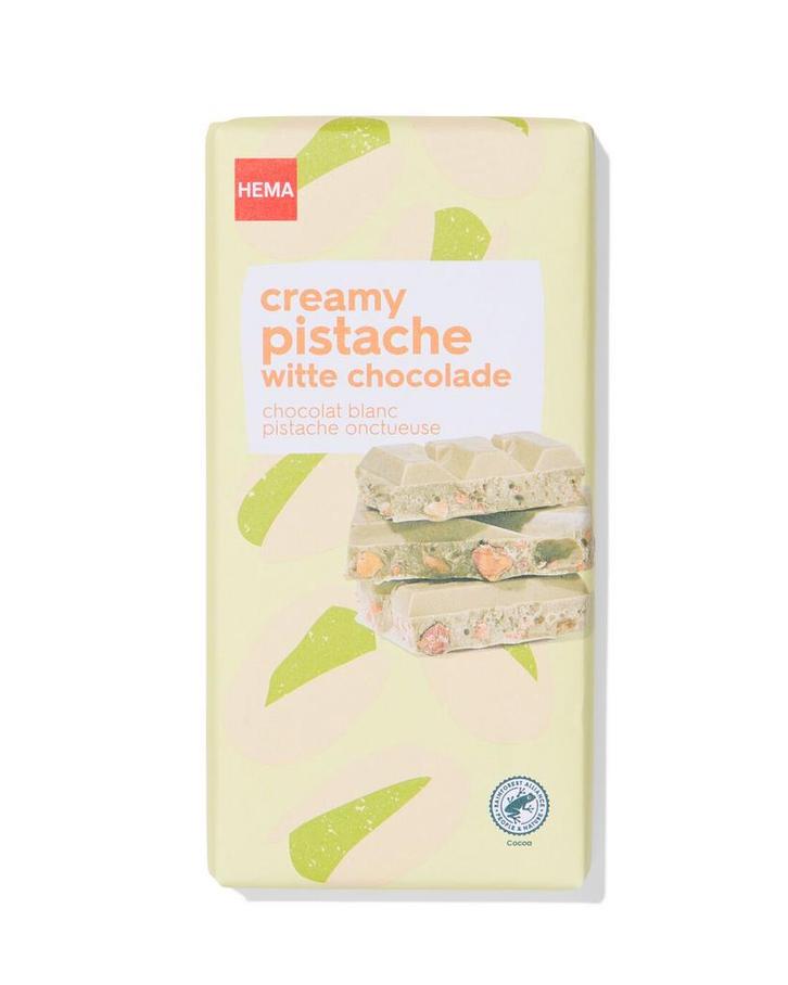 HEMA Chocoladereep wit pistache 180g, Diversen, Sinterklaas, Nieuw, Verzenden