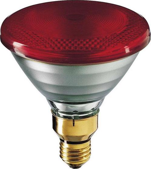 Philips Infraroodlamp PAR38 IR 150W E27 Rood warmtelamp Ø.., Huis en Inrichting, Lampen | Plafondlampen, Nieuw, Ophalen of Verzenden