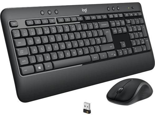 Logitech -  Mk540 Geavanceerde Draadloze Toetsenbord, Computers en Software, Muizen, Toetsenbord en muis-set, Draadloos, Nieuw