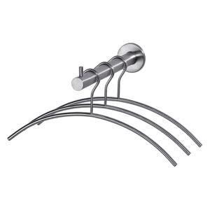 Intersteel garderobesteun met 3 kledinghangers rvs, Huis en Inrichting, Woonaccessoires | Kapstokken, Verzenden