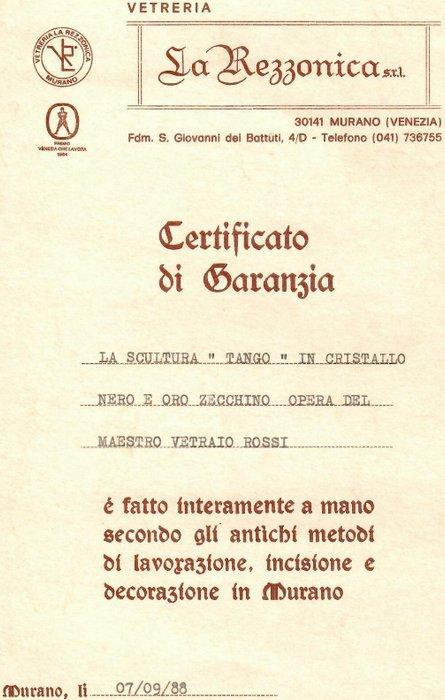 La Rezzonica srl - Maestro vetraio Rossi - Beeld, Tango - 70, Antiek en Kunst, Antiek | Glas en Kristal