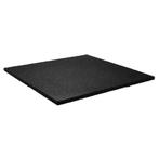 Sportvloer tegel 100x100cm 15mm - Extra fijne korrel - Zwart