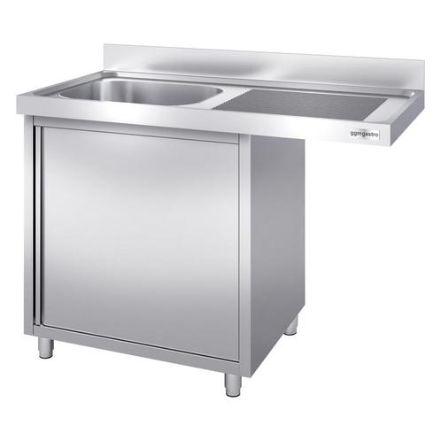 GGM Gastro | Vaatwasser spoelbakkast - 1200x600mm - met 1 |, Witgoed en Apparatuur, Vaatwasmachines, Inbouw, Verzenden