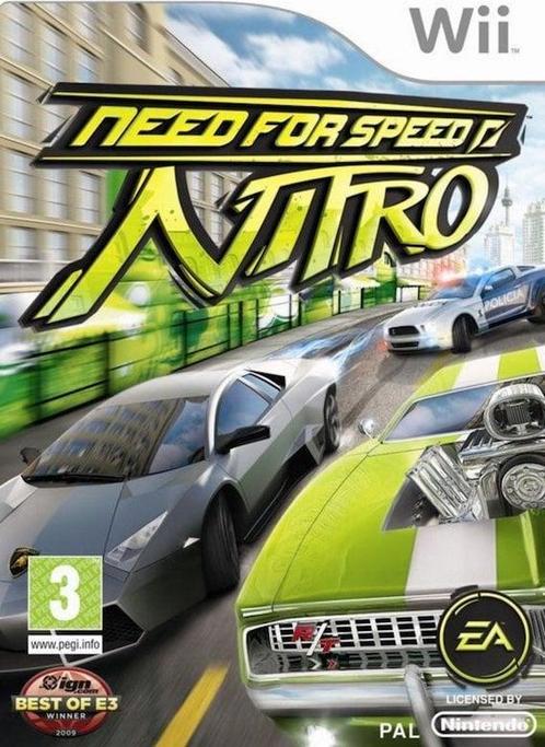 Need for Speed Nitro (Wii Games) (Nintendo Wii), Spelcomputers en Games, Games | Nintendo Wii, Zo goed als nieuw, Ophalen of Verzenden