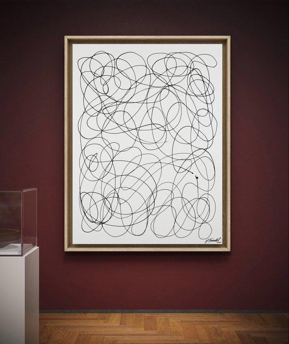 H. Friedel - One Way, Antiek en Kunst, Kunst | Schilderijen | Modern