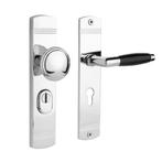 Retro buitendeurbeslag knop/klink PC72 glanzend nikkel, Doe-het-zelf en Verbouw, Hang- en Sluitwerk, Ophalen of Verzenden, Nieuw