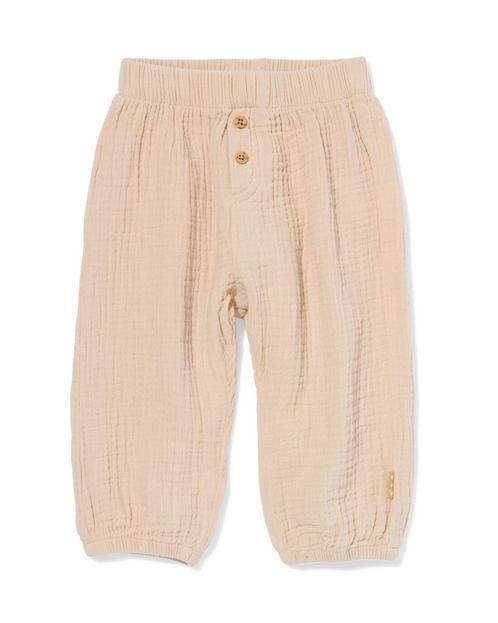 HEMA Newborn broek mousseline lichtbruin, Kinderen en Baby's, Babykleding | Overige, Nieuw, Verzenden