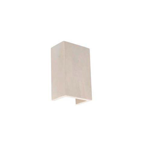 Industriële wandlamp grijs beton rechthoek - Meaux, Huis en Inrichting, Lampen | Wandlampen, Nieuw, Overige materialen