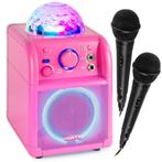 Vonyx SBS55P karaokeset met 2 microfoons, Bluetooth en licht, Audio, Tv en Foto, Karaoke-apparatuur, Nieuw, Verzenden
