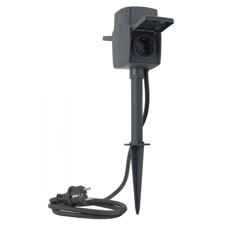 Wifi Tuinpaal - 2x contactdoos + Smart Google Alexa, Tuin en Terras, Buitenverlichting, Ophalen of Verzenden