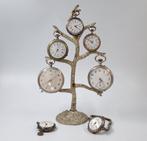 Klokonderdelen (8) - - .800 zilver - 1850-1900 - Zakhorloges, Antiek en Kunst