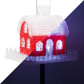 Kerstfiguur vogelhuisje | Konstsmide | 17 cm, Diversen, Kerst, Nieuw, Verzenden