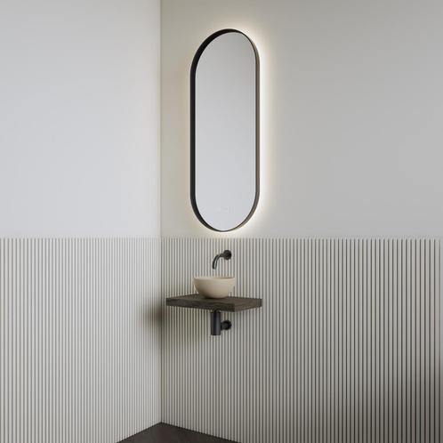 Fonteinset | BWS Leto | Planchet Charcoal | Waskom, Doe-het-zelf en Verbouw, Sanitair, Overige typen, Nieuw, Ophalen of Verzenden
