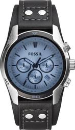 Fossil Coachman CH2564 Herenhorloge 44 mm - Zilverkleurig, Verzenden, Nieuw