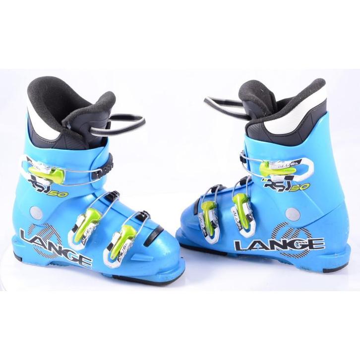 30 30,5 33 34 kinder skischoenen LANGE RSJ 50, blue, Sport en Fitness, Skiën en Langlaufen, Gebruikt, Verzenden