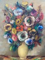 Raphael De Buck (1902-1986) - Stilleven met bloemen, Antiek en Kunst, Kunst | Schilderijen | Klassiek