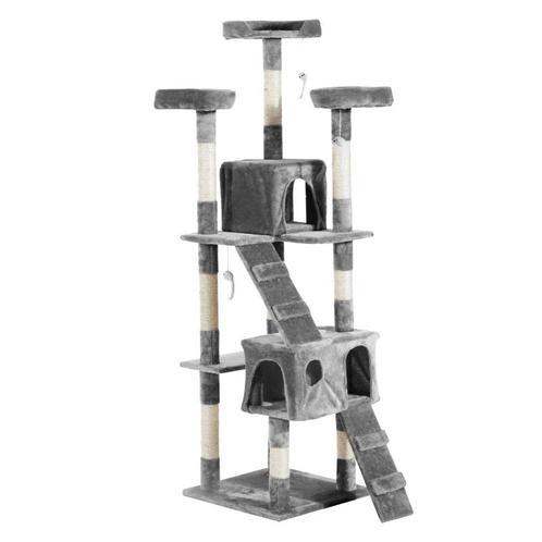 TRUUSK Krabpaal Met Kattengrot Ladder XXL Krabpaal Klimboom, Dieren en Toebehoren, Katten-accessoires, Nieuw, Verzenden