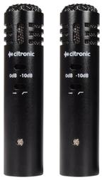 Citronic ECM20 Condensator Microfoon Stereo Paar, Verzenden, Nieuw, Overige typen