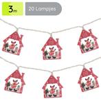 Kerstverlichting Huisje met Rendier - 3m - 20 Lichtjes -, Diversen, Kerst, Verzenden, Nieuw