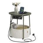 Compact Bijzettafeltje | Met USB | B-keuze Scherpe Prijs, Huis en Inrichting, Tafels | Bijzettafels, 45 tot 60 cm, Minder dan 55 cm