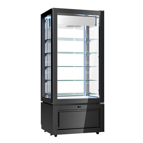 GGM Gastro | Panoramische vriesvitrine - 457 liter - 800mm -, Huis en Inrichting, Keuken | Potten en Pannen, Verzenden