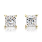 Oorbellen - 18 karaat Geel goud - 2.06ct. tw. Diamant, Nieuw