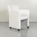 Verrijdbaar Fauteuil Frontseat - Wit leder, Huis en Inrichting, Ophalen of Verzenden, Nieuw