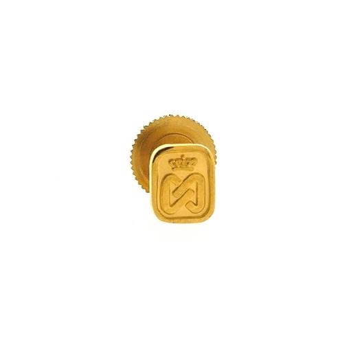 Gouden jubileum speld Albert Heijn; AH (vintage, Supermarkt), Sieraden, Tassen en Uiterlijk, Broches, Overige kleuren, Gebruikt