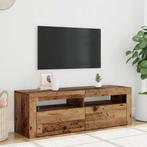 vidaXL Tv-meubel met LED 120x35x40 cm bewerkt hout oud hout, Verzenden, Nieuw, Overige houtsoorten