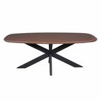 Eettafel Madison Ovaal Walnoot 280 cm, Huis en Inrichting, Tafels | Eettafels, Verzenden, Nieuw